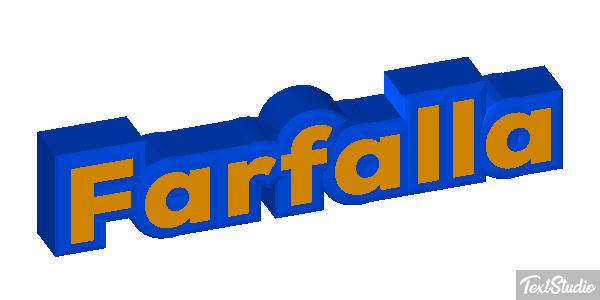 Farfalla Text effect