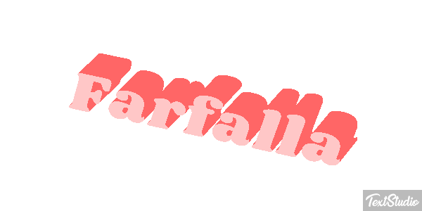 Farfalla Text effect