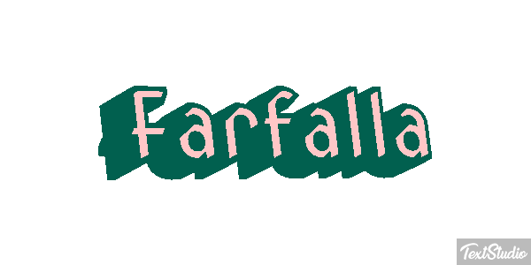 Farfalla Text effect