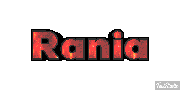 Rania Efekt tekstowy