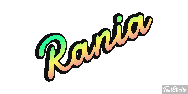 Rania Efekt tekstowy