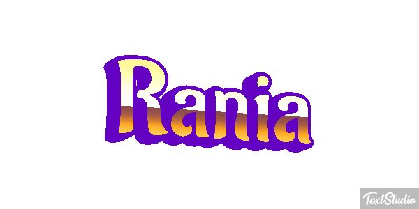 Rania Efekt tekstowy