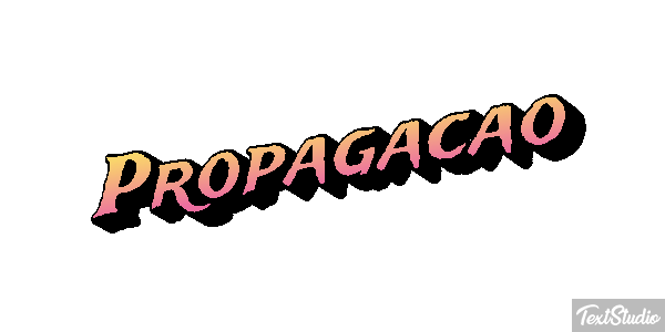 Propagação Efeito do texto
