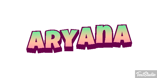 Aryana Text effect