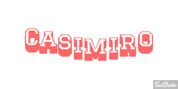 Casimiro Efecto de texto