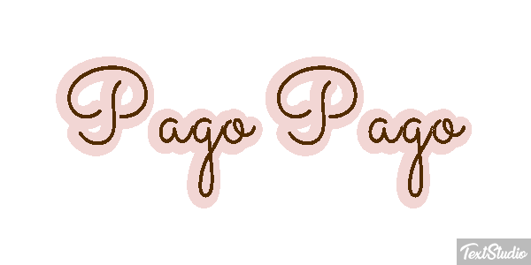 Pago Pago Effetto testo