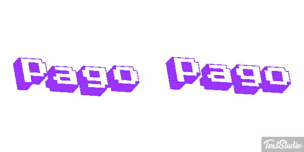 Pago Pago Effetto testo
