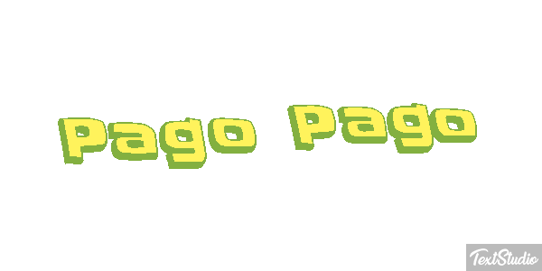 Pago Pago Effetto testo