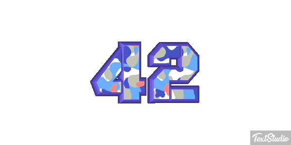 42 Efekt tekstowy