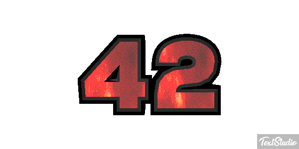 42 Efekt tekstowy