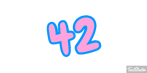 42 Efekt tekstowy
