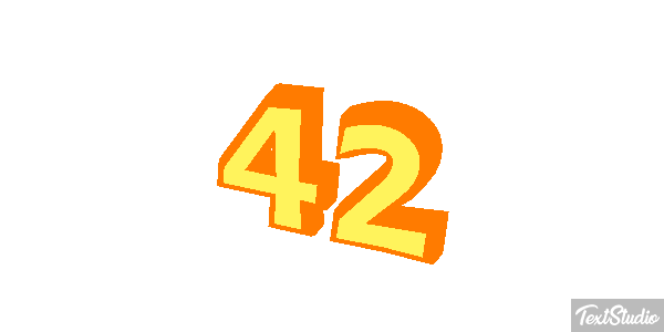 42 Efekt tekstowy
