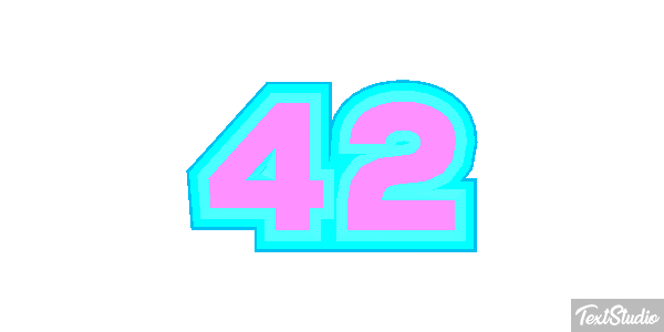 42 Efekt tekstowy