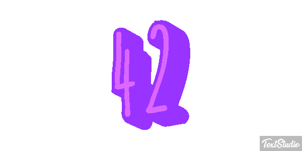 42 Efekt tekstowy