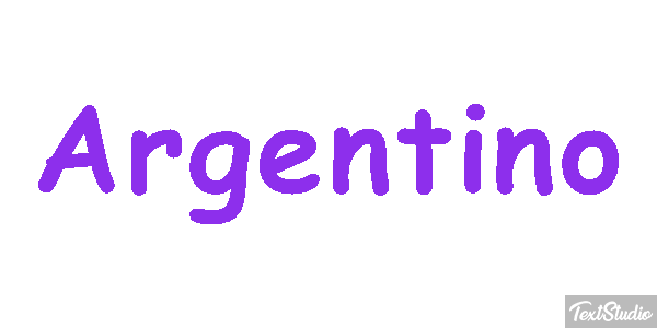Argentino Effetto testo