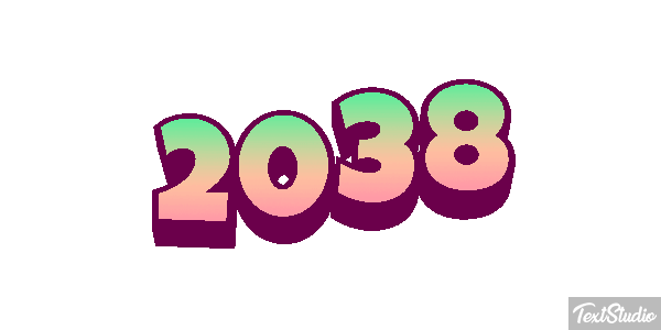 2038 Efeito do texto