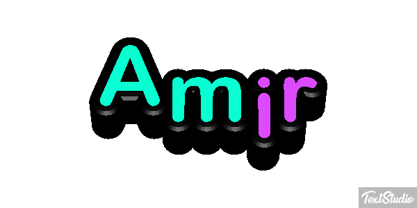 Amir テキスト効果