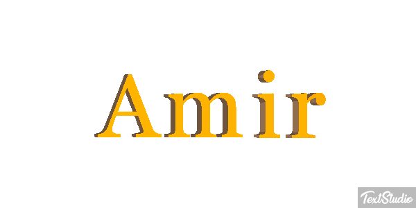 Amir テキスト効果