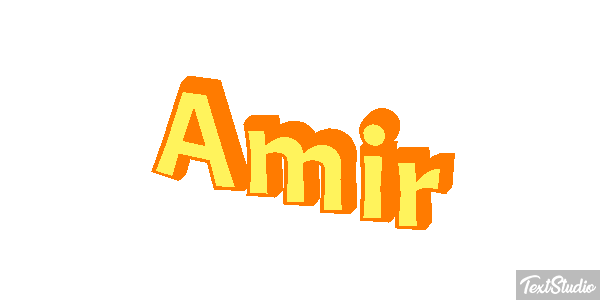 Amir テキスト効果