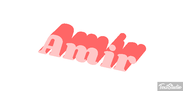 Amir テキスト効果