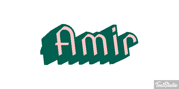 Amir テキスト効果