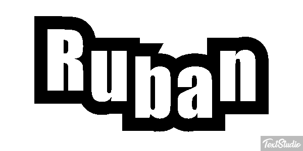 Ruban Efekt tekstowy