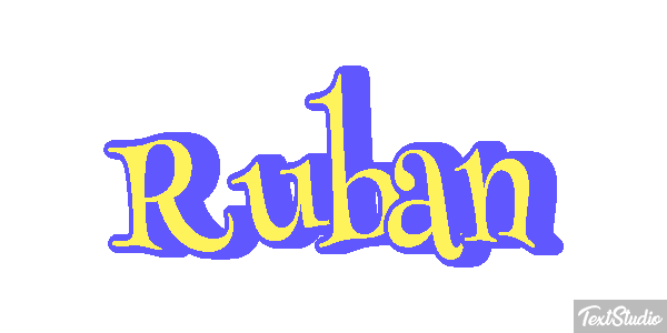 Ruban Efekt tekstowy