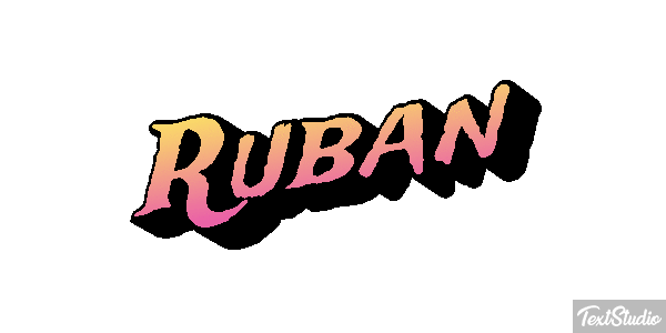 Ruban Efekt tekstowy
