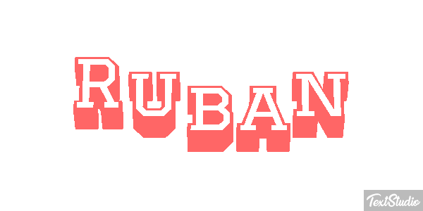 Ruban Efekt tekstowy