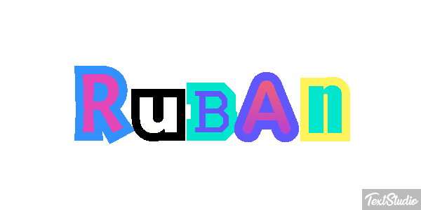 Ruban Efekt tekstowy