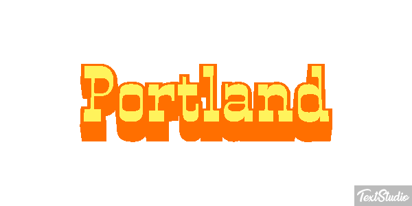 Portland Efekt tekstowy