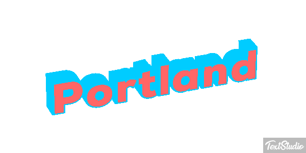 Portland Efekt tekstowy