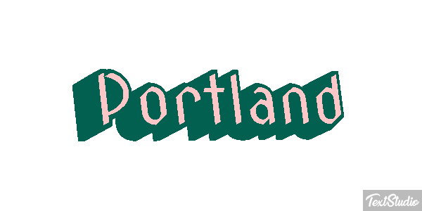 Portland Efekt tekstowy