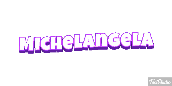 Michelangela Текстовый эффект