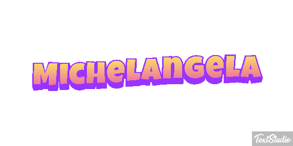 Michelangela Текстовый эффект