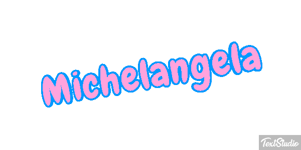 Michelangela Текстовый эффект