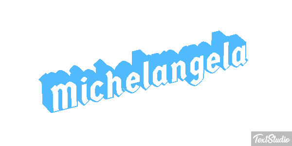 Michelangela Текстовый эффект