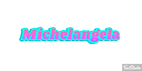 Michelangela Текстовый эффект