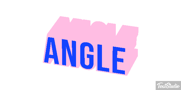 Angle テキスト効果