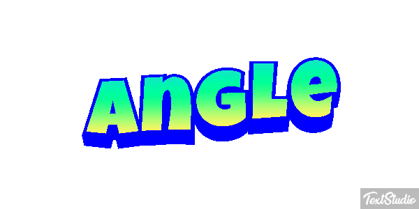 Angle テキスト効果