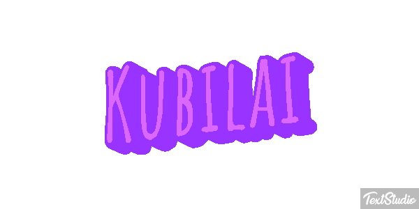 Kubilai Text effect