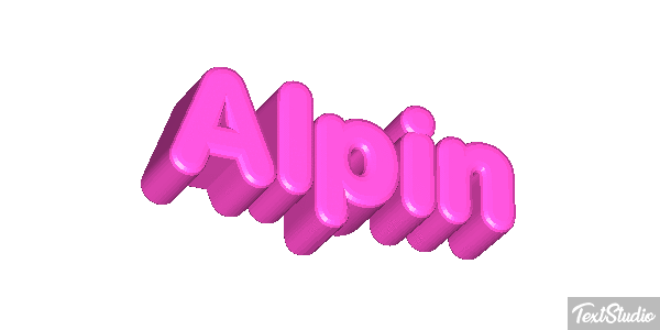 Alpin Text effect