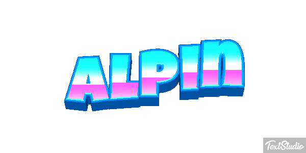 Alpin Text effect