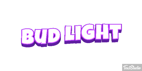 Bud Light Tekst effect