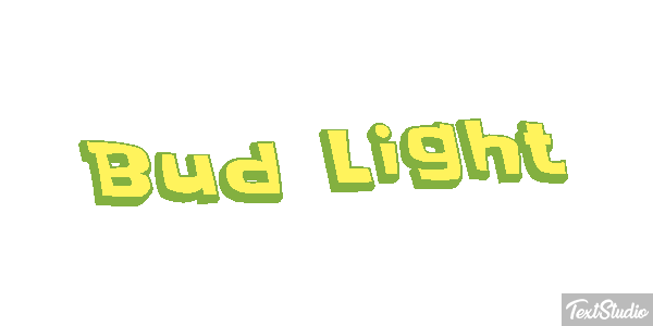 Bud Light Tekst effect