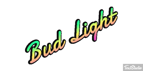 Bud Light Tekst effect