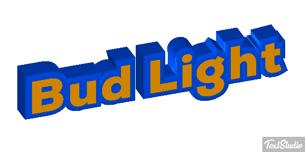 Bud Light Tekst effect