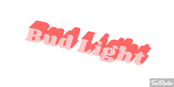 Bud Light Tekst effect