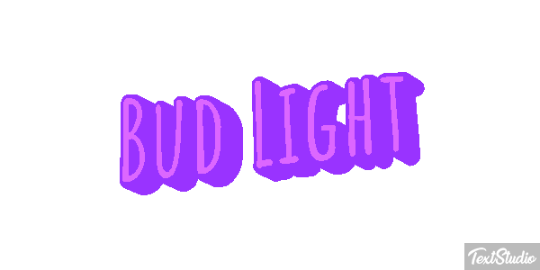 Bud Light Tekst effect
