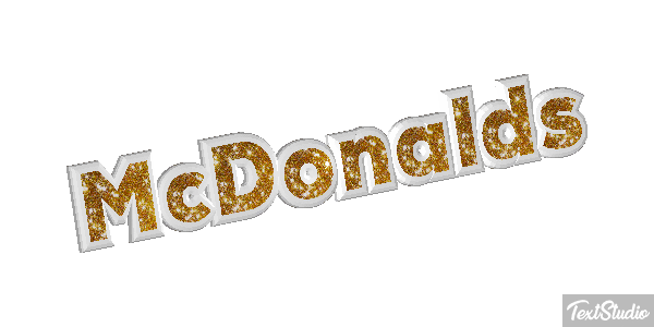 McDonald’s Text effect